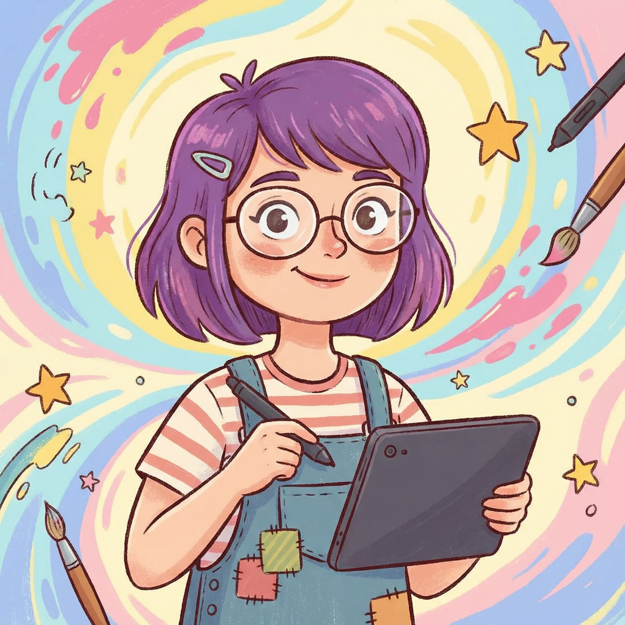 动画师林小溪头像 - 水彩动画导演